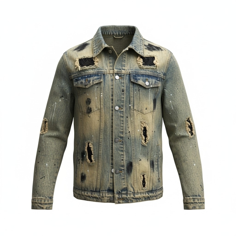 DNA Premium Wear Men's Denim Jacket size 2X